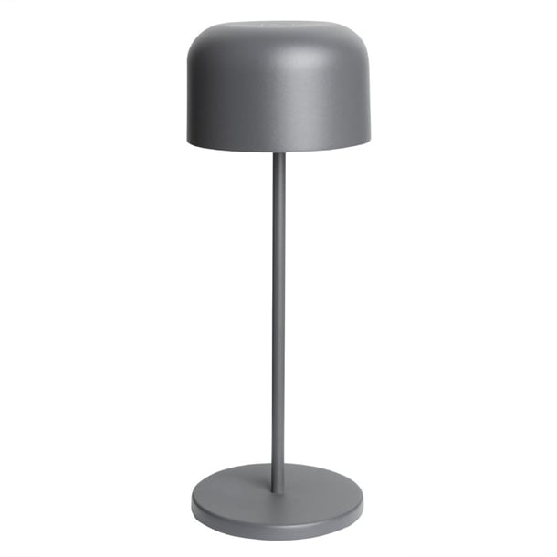 Olympia Siena Table Lamp Round Dome Grey 300mm hz211