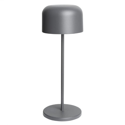 Olympia Siena Table Lamp Round Dome Grey 300mm hz211