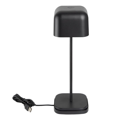 Olympia Lucca Table Lamp Squared Dome Black 300mm hz212