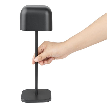 Olympia Lucca Table Lamp Squared Dome Black 300mm hz212