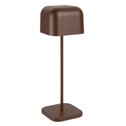 Olympia Lucca Table Lamp Squared Dome Chestnut 300mm hz213