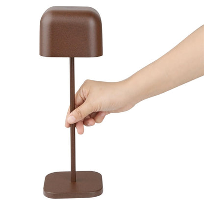 Olympia Lucca Table Lamp Squared Dome Chestnut 300mm hz213