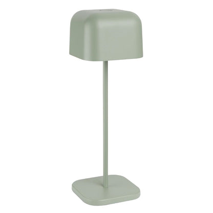 Olympia Lucca Table Lamp Squared Dome Sage 300mm hz214