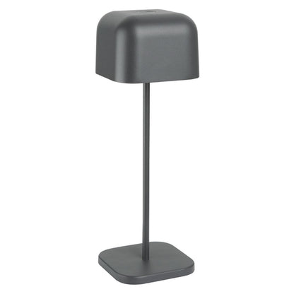 Olympia Lucca Table Lamp Squared Dome Grey 300mm hz215
