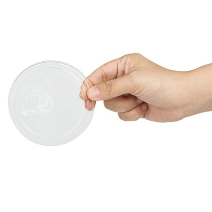 Fiesta Recyclable rPET Strawless Lids for 12/16/20oz Cups (400 Pack) hz230