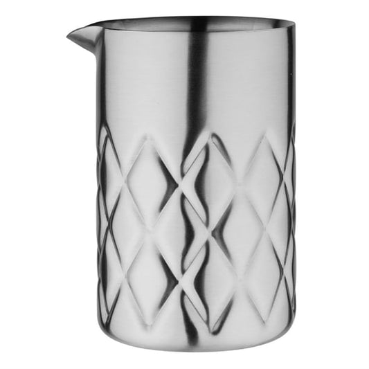Olympia Double Wall Mixing Glass Stainless Steel 139x87mm hz236
