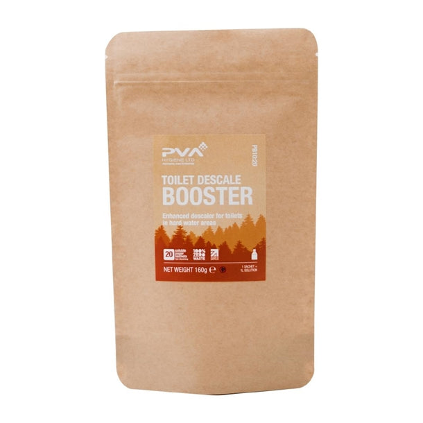 PVA Hygiene Water Soluble Paper Sachets Toilet Descale Booster (20 Pack) hz305