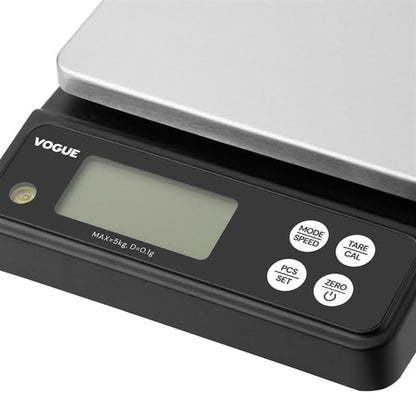 Vogue Waterproof Electric Scales 5kg hz326
