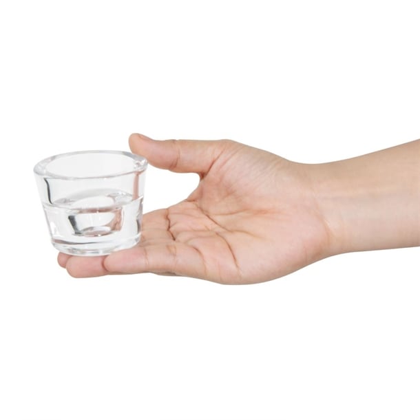 Olympia Classic Glasses Tealight Holders 60x45mm (6 Pack) hz333