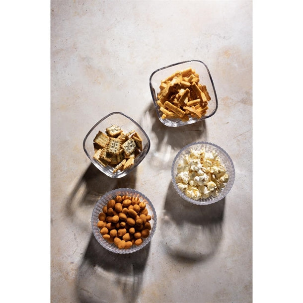 Olympia Round Ridged Glasses Snack Bowls (6 Pack) hz337