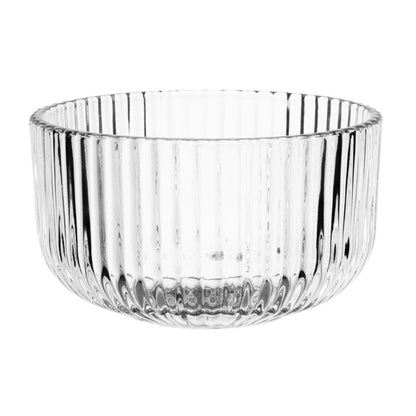 Olympia Round Ridged Glasses Snack Bowls (6 Pack) hz337