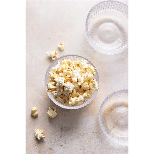 Olympia Round Ridged Glasses Snack Bowls (6 Pack) hz337