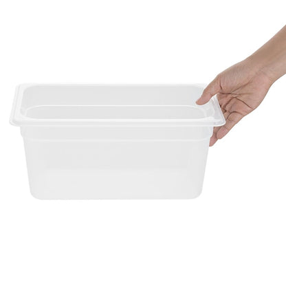 Nisbets Essentials Polypropylene 1/3 Gastronorm Container 150mm hz341