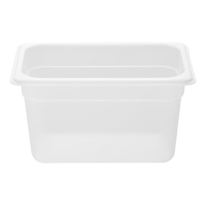 Nisbets Essentials Polypropylene 1/4 Gastronorm Container 150mm hz343