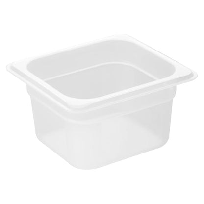 Nisbets Essentials Polypropylene 1/6 Gastronorm Container 100mm hz344