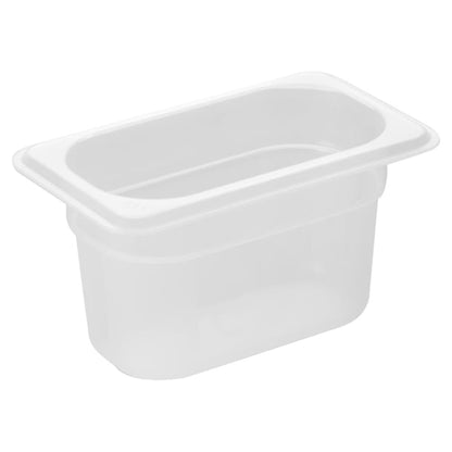 Nisbets Essentials Polypropylene 1/9 Gastronorm Container 100mm hz346