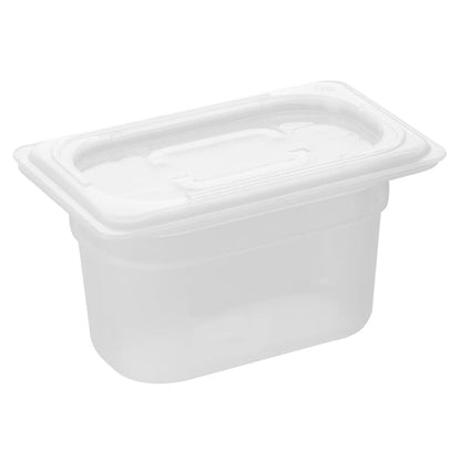 Nisbets Essentials Polypropylene 1/9 Gastronorm Container 100mm hz346