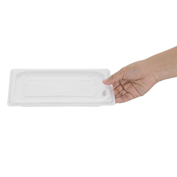 Nisbets Essentials Polypropylene Gastronorm Lid 1/4 hz348