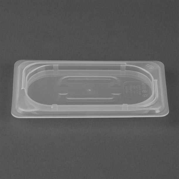 Nisbets Essentials Polypropylene Gastronorm Lid 1/9 hz350
