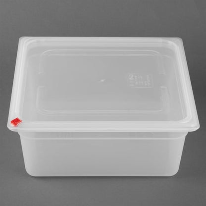 Hygiplas Click PP GN Container 2/3 with Lid & 7 Colour Clips 150mm 12Ltr (4 Pack) hz351