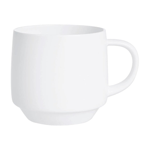 Arcoroc Intensity White Baril Cups 190ml (24 Pack) hz446