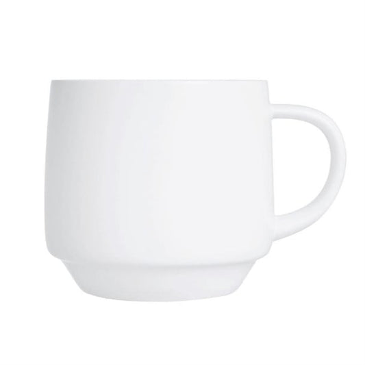 Arcoroc Intensity White Baril Cups 190ml (24 Pack) hz446