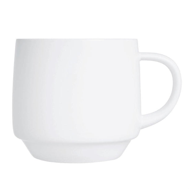 Arcoroc Intensity White Baril Cups 250ml (24 Pack) hz447