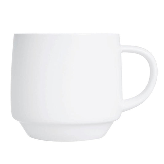 Arcoroc Intensity White Baril Cups 250ml (24 Pack) hz447