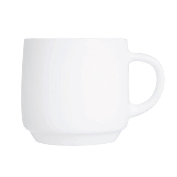 Arcoroc Intensity White Baril Cups 90ml (24 Pack) hz448