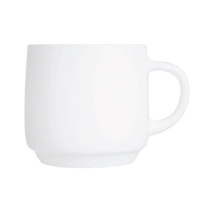Arcoroc Intensity White Baril Cups 90ml (24 Pack) hz448
