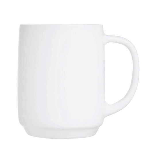Arcoroc Intensity White Baril Mugs 290ml (24 Pack) hz449