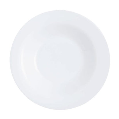 Arcoroc Intensity White Soup Plates 220mm (24 Pack) hz458