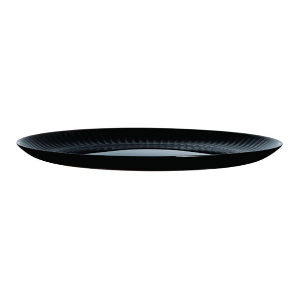 Luminarc Cottage Black Dinner Plates 250mm (24 Pack) hz474