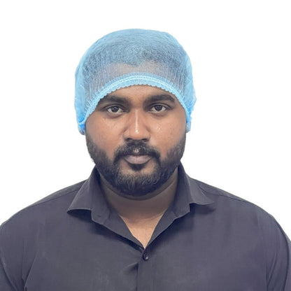 Hygiplas Hair Nets - Blue (50 Pack) hz505