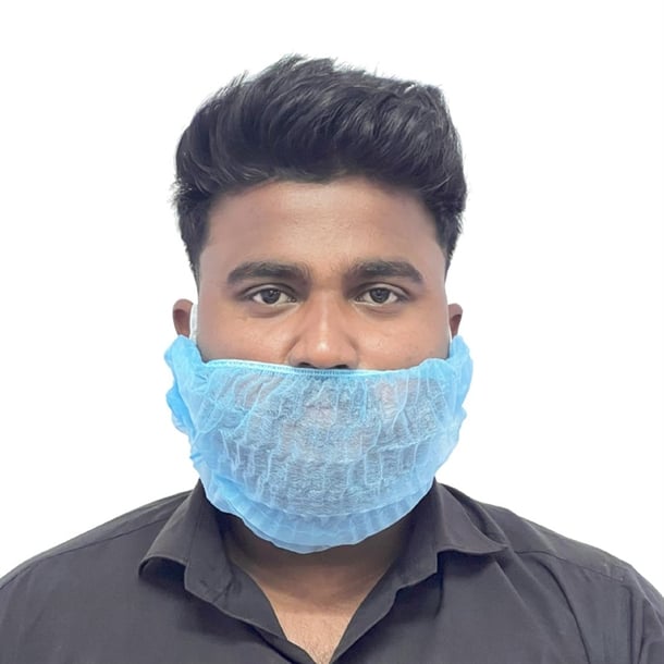 Hygiplas Beard Snoods - Blue (50 Pack) hz506