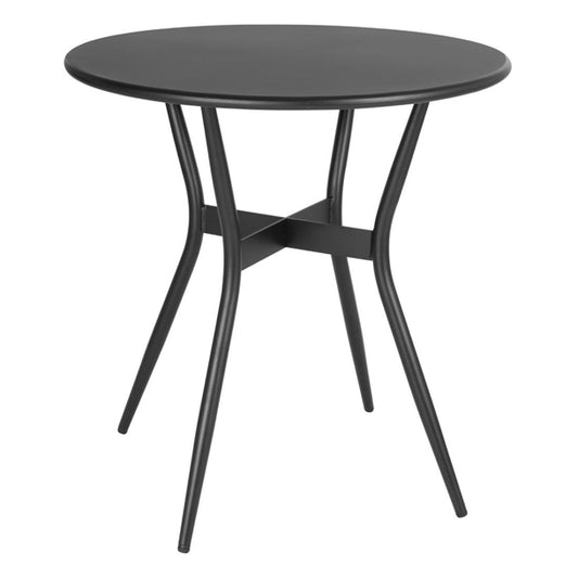Bolero Santiago Outdoor Table Black 690mm hz599