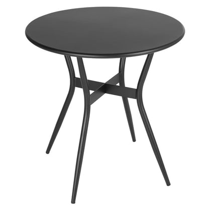 Bolero Santiago Outdoor Table Black 690mm hz599