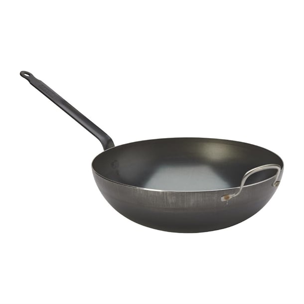 De Buyer Mineral B Wok Steel Blue Carbon 32cm hz602