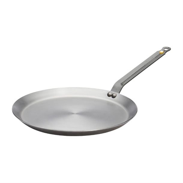De Buyer Mineral B Steel Round Pancake Pan 30cm hz610