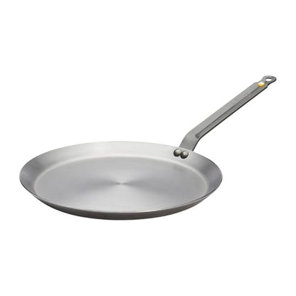 De Buyer Mineral B Steel Round Pancake Pan 30cm hz610