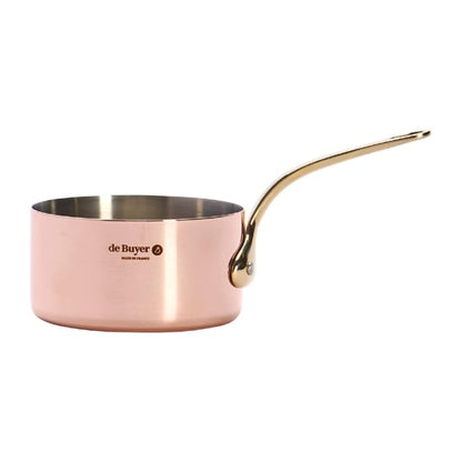 De Buyer Inocuivre Mini Saucepan with Brass Handle 10cm hz618