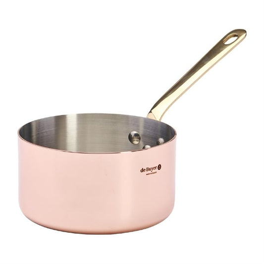 De Buyer Inocuivre Saucepan with Brass Handle 14cm hz620