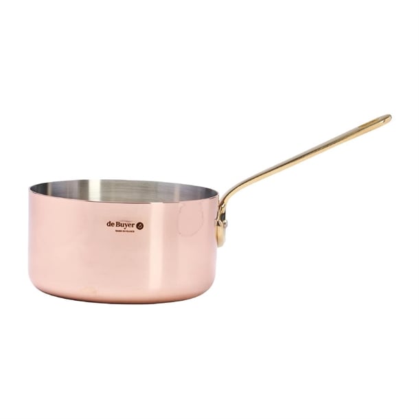 De Buyer Inocuivre Saucepan with Brass Handle 16cm hz621