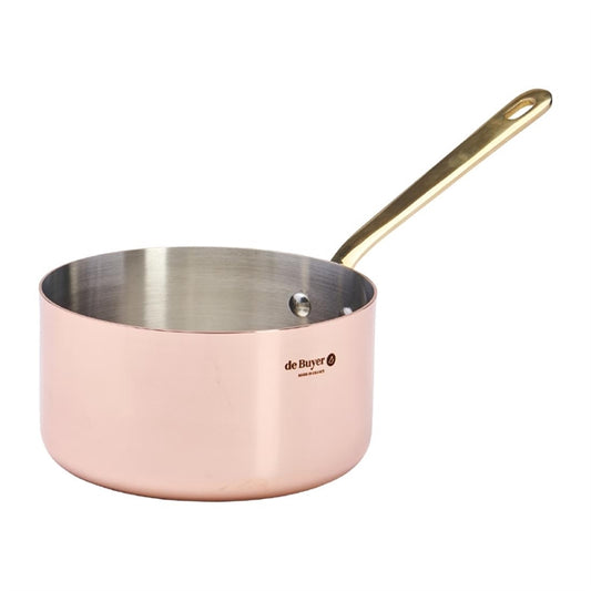 De Buyer Inocuivre Saucepan with Brass Handle 16cm hz621