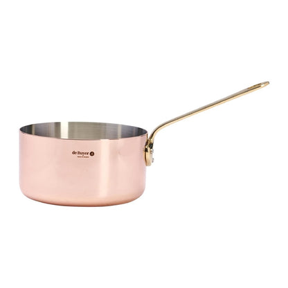 De Buyer Inocuivre Saucepan with Brass Handle 18cm hz622
