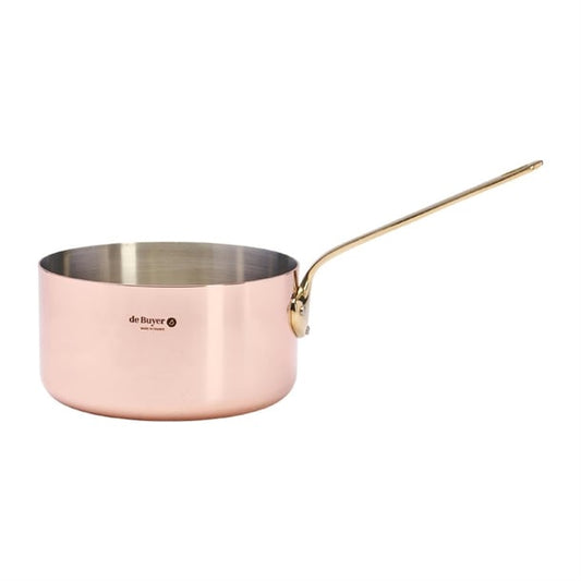 De Buyer Inocuivre Saucepan with Brass Handle 20cm hz623