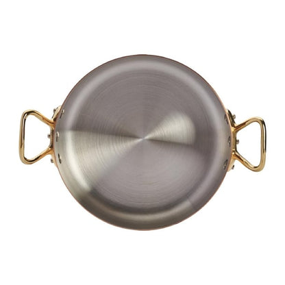 De Buyer Inocuivre Saute Pan with Lid Brass 20cm hz624