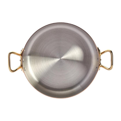 De Buyer Inocuivre Saute Pan with Lid Brass 24cm hz625