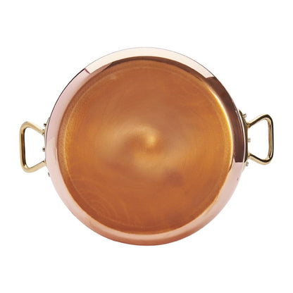 De Buyer Inocuivre Round Stewpan with Lid Brass 24cm hz630