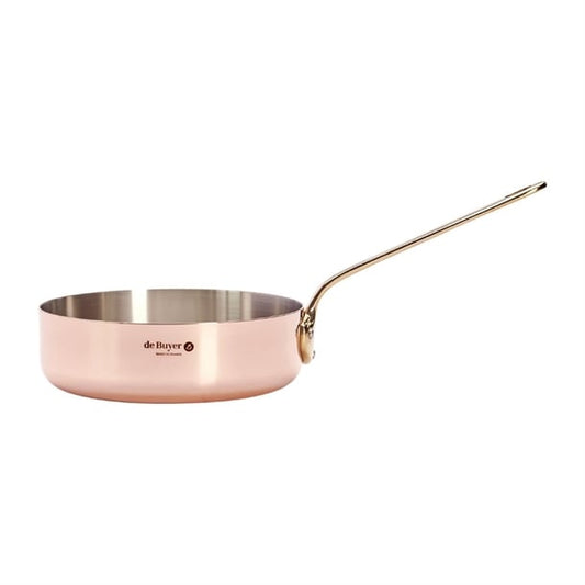 De Buyer Inocuivre Saute Pan Brass 20cm hz632
